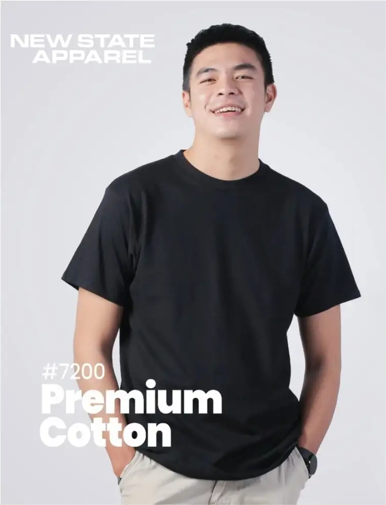 New States Apparel Premium Cotton T-shirt 7200 24s